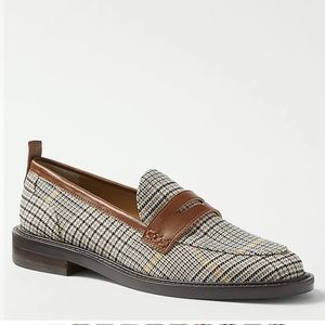 NWOB Ann Taylor Glen Plaid Penny Loafer Size 8.5